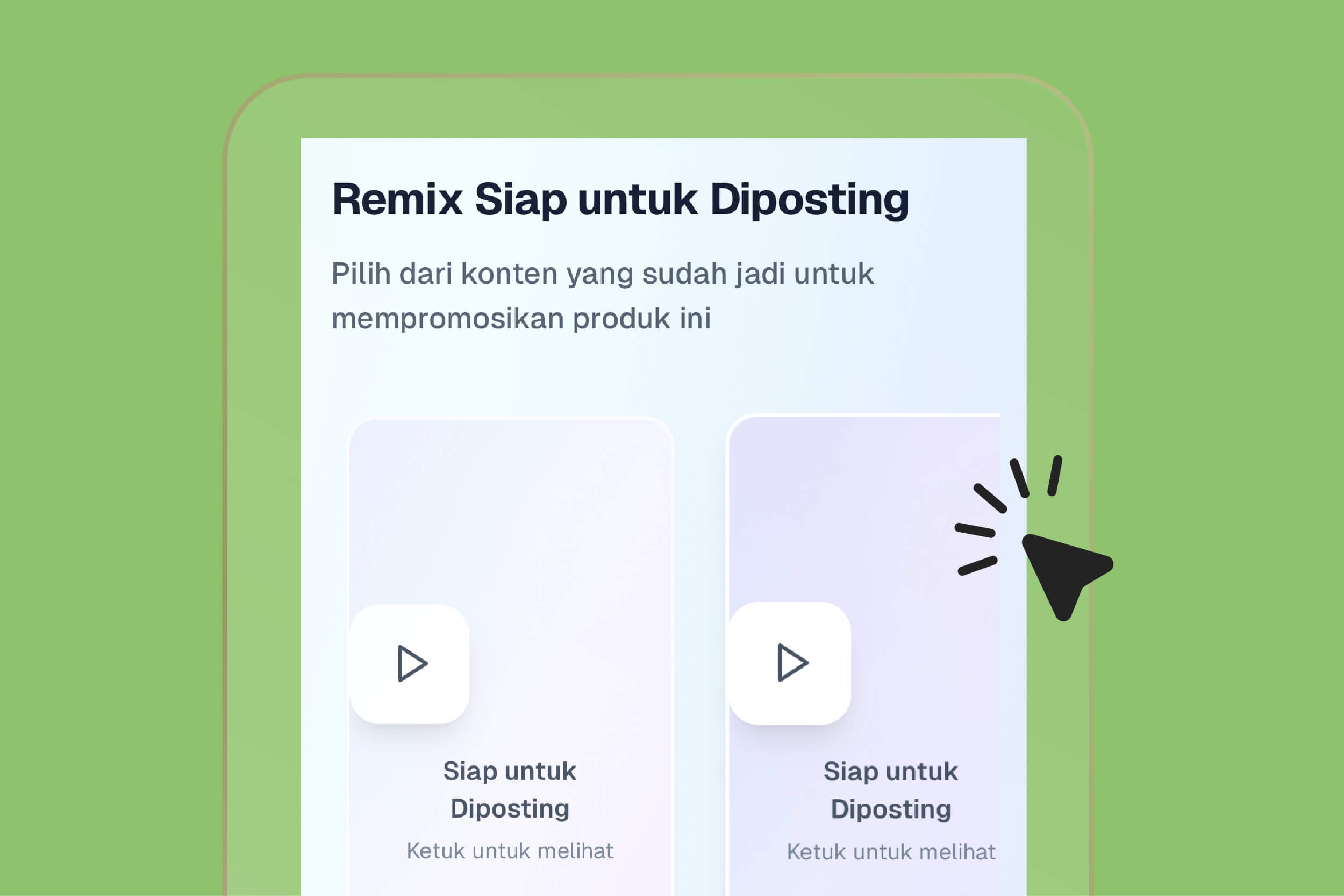Langkah 2: Pilih Konten untuk Diposting